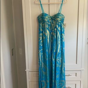 Aidan Mattox Strapless Full Length Evening/Prom Dress